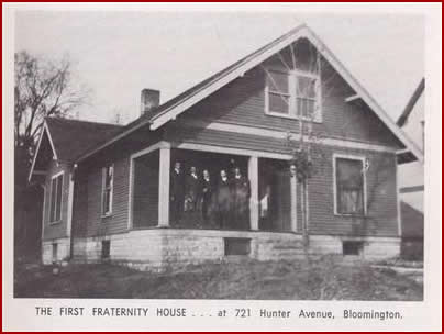 First fraternity house
